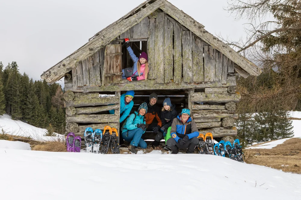 Schneeschuhwanderung zur Aifner Alm