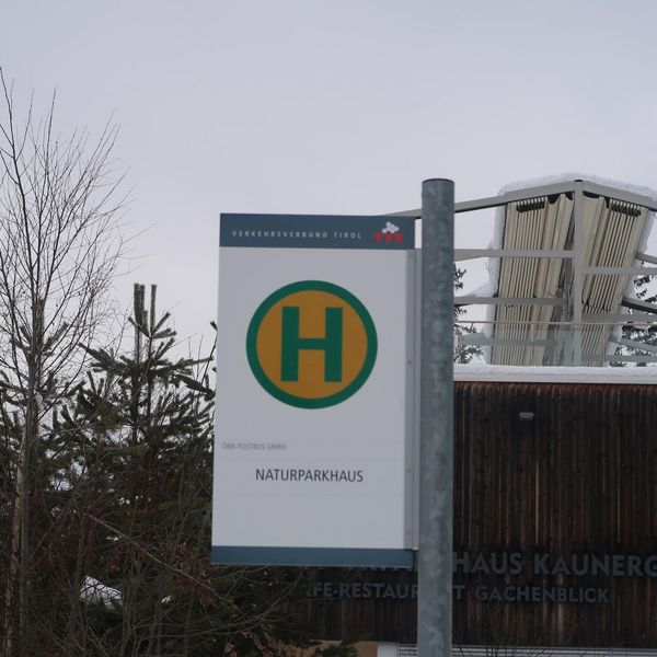 Archiv Naturpark Kaunergrat, Haltestelle Naturparkhaus
